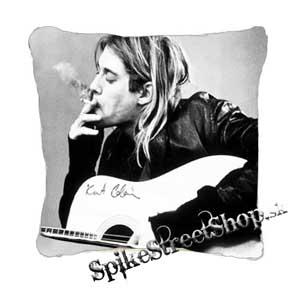 KURT COBAIN - White Guitar - vankúš