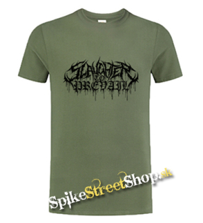 SLAUGHTER TO PREVAIL - Logo - olivové pánske tričko
