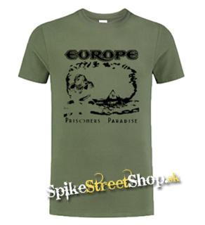 EUROPE - Prisoners In Paradise - olivové detské tričko
