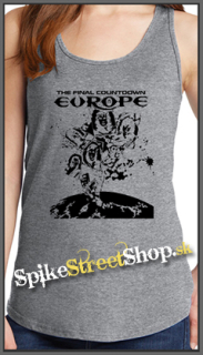 EUROPE - The Final Countdown - Ladies Vest Top - šedé