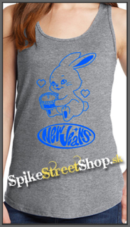 NEWJEANS - Logo & Bunny - Ladies Vest Top - šedé