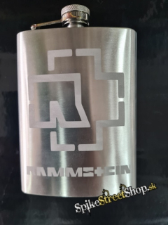 RAMMSTEIN - Logo - nerezová ploskačka na alkohol