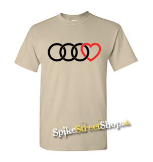 AUDI - Love - pieskové detské tričko
