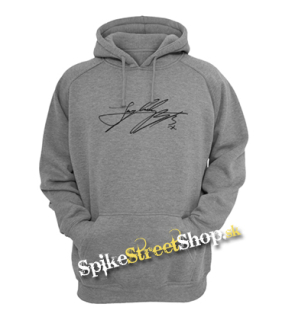 JUNGKOOK - Signature - šedá pánska mikina