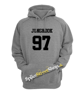 JUNGKOOK - 97 - sivá detská mikina