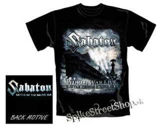 SABATON - World War Live - čierne pánske tričko