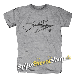 JUNGKOOK - Signature - sivé pánske tričko