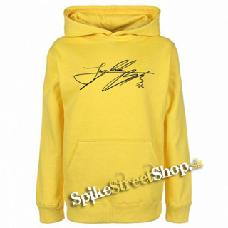 JUNGKOOK - Signature - žltá pánska mikina