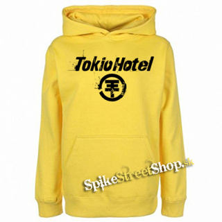 TOKIO HOTEL - Logo - žltá pánska mikina