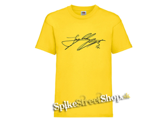 JUNGKOOK - Signature - žlté pánske tričko