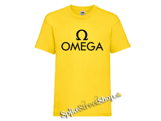 OMEGA - Hardrock Magyar Band Logo - žlté detské tričko