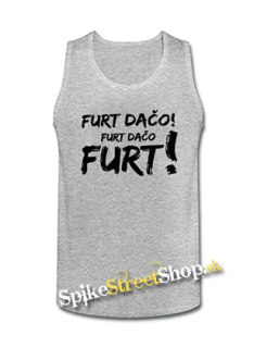 FURT DAČO - Mens Vest Tank Top - šedé
