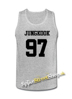 JUNGKOOK - 97 - Mens Vest Tank Top - šedé
