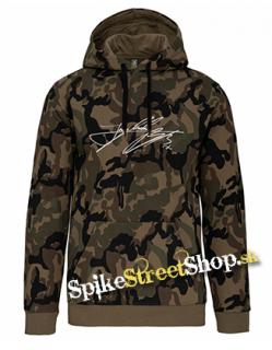 JUNGKOOK - Signature - maskáčová pánska mikina