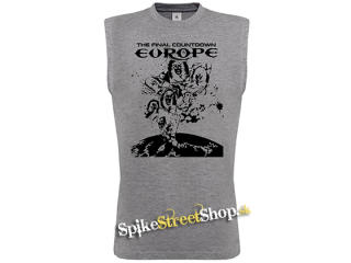 EUROPE - The Final Countdown - Šedé pánske tričko bez rukávov