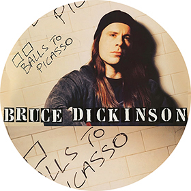 BRUCE DICKINSON - Balls To Picasso - odznak