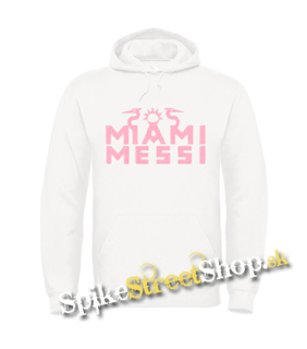 LIONEL MESSI - Miami Messi - biela pánska mikina