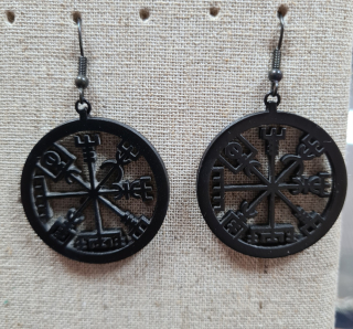 Náušnice gothic style-Runy