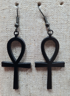 Náušnice gothic style-Ankh