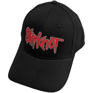 Slipknot - Red/Grey logo - čierna šiltovka