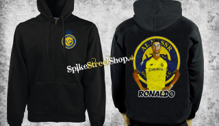 CRISTIANO RONALDO - AL NASSR Poster - čierna pánska mikina na zips