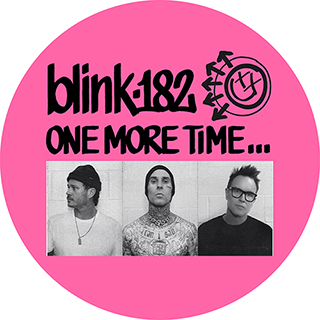 BLINK 182 - One More Time Band Poster Pink - okrúhla podložka pod pohár
