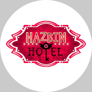 HAZBIN HOTEL - Logo - odznak