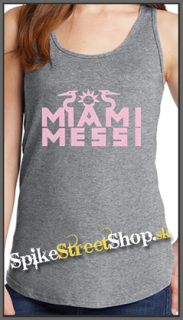 LIONEL MESSI - Miami Messi - Ladies Vest Top - šedé