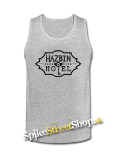 HAZBIN HOTEL - Mens Vest Tank Top - šedé