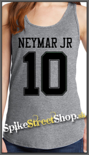 NEYMAR JR - 10 - Ladies Vest Top - šedé