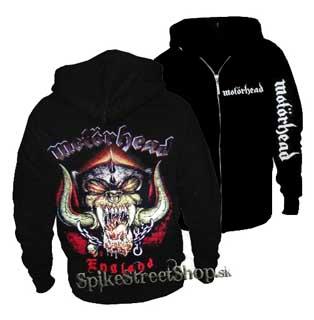 MOTORHEAD - England - Colour - čierna pánska mikina na zips
