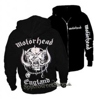 MOTORHEAD - England - čierna pánska mikina na zips (-30%=VÝPREDAJ)