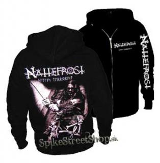 NATTEFRROST - čierna pánska mikina na zips