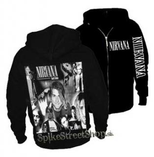 NIRVANA - KURT COBAIN - Portraits - čierna pánska mikina na zips