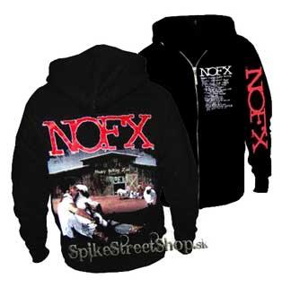 NOFX - Heavy Petting ZOO - čierna pánska mikina na zips