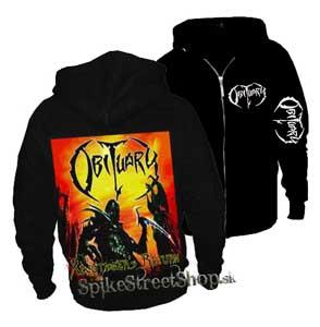 OBITUARY - Xecutioners Return - čierna pánska mikina na zips