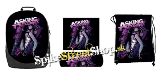 Hurá do školy - sada ASKING ALEXANDRIA - Coffin Girl (ruksak, peračník a vak na prezuvky)