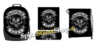 Hurá do školy - sada MOTORHEAD - XXXV (ruksak, peračník a vak na prezuvky)