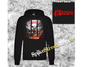 SAXON - Hell Fire And Damnation - čierna pánska mikina 