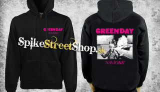 GREEN DAY - Saviors - čierna pánska mikina na zips