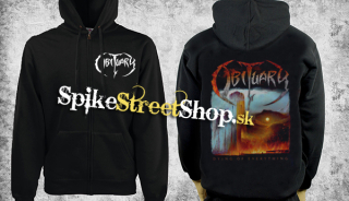 OBITUARY - Dying Of Everything - čierna pánska mikina na zips