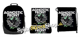 Hurá do školy - sada AGNOSTIC FRONT - My Life My Way (ruksak, peračník a vak na prezuvky)