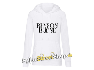 BENSON BOONE - Logo Singer - biela dámska mikina
