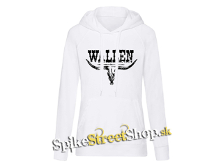 MORGAN WALLEN - Country Music Crest - biela dámska mikina