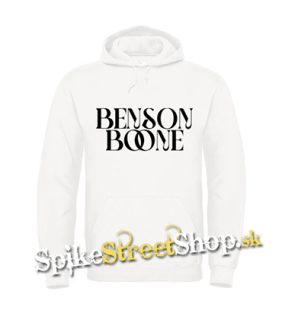 BENSON BOONE - Logo Singer - biela pánska mikina