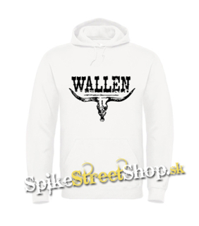 MORGAN WALLEN - Country Music Crest - biela pánska mikina