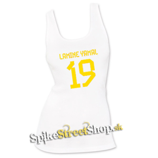 LAMINE YAMAL - 19 - Ladies Vest Top - biele