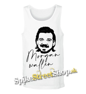 MORGAN WALLEN - Poster - Mens Vest Tank Top - biele
