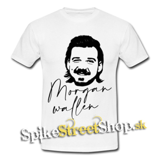 MORGAN WALLEN - Poster - biele pánske tričko