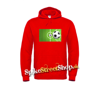 FUTBAL - Football Motive 1 - červená detská mikina